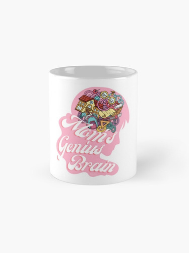 Imagen 3 de 4 de Mug Taza Impresa Regalo Madres Logo Super Mama Corazones