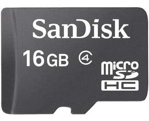 Tarjeta De Memoria Micro Sd Sandisk De 16gb