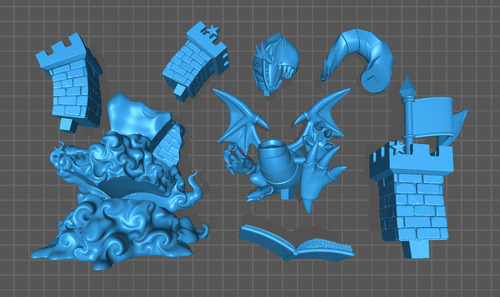 Yu-gi-oh! Blue-eyes Toon Dragon Mp Archivo Para Impresión 3d (Usado)