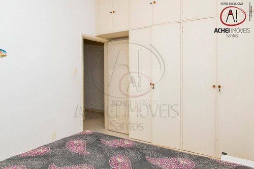 Imagem 24 de 30 de Apartamento Com 3 Dormitórios, 2 Wcs, Andar Alto, Quadra Da Praia, 1 Vaga, À Venda, 128 M² Por R$ 510.000 - Embaré - Santos/sp - Ap10350
