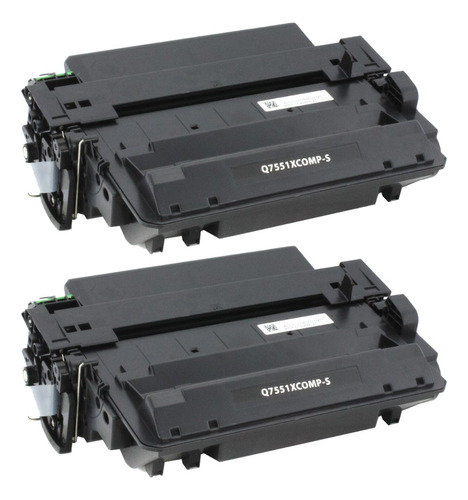 2 Pza Q7551x Cartucho De Toner Compatible Con M3035 Mfp