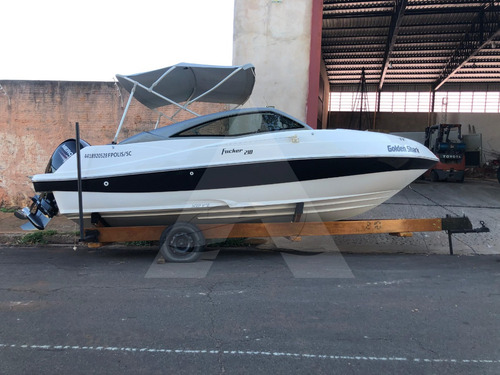 Lancha Fibrafort Focker 210 2017-motor Mercury 150 + Carreta