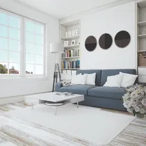 Comprar Cuadro Madera Calado Mdf Circulos Moderno Living Decorativo Color Negro
