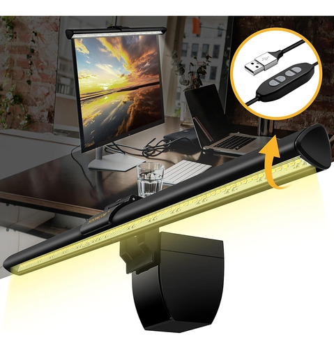Barra De Luz Para Monitor De Computadora Sooncor, Lectura...