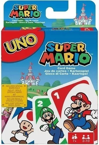 Juego De Cartas Estilo Uno Edición Especial Mario Bross