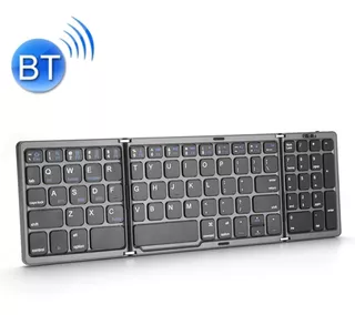 Teclado Plegable Bluetooth B089 Con Números