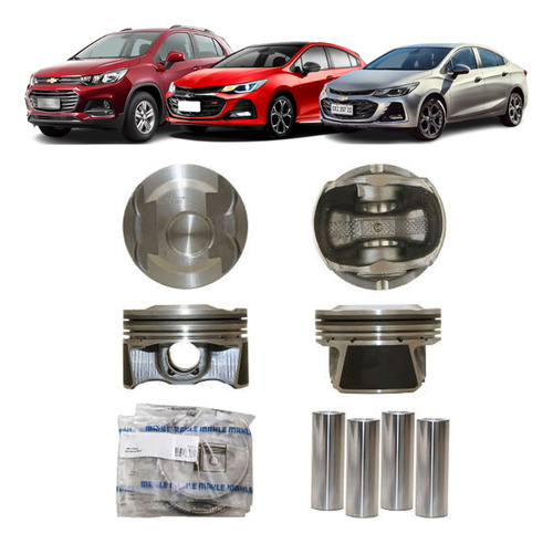 Jg Pistão Anel 0,50 Cruze Tracker 1.4 Turbo Ltz Lt 2016/2025