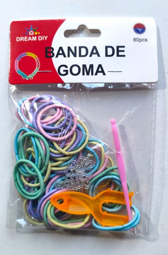 160 Bandas Goma Elásticas Collet Para Manualidades Colores 5