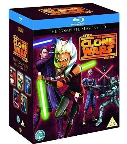 Star Wars Clone Wars Guerra De Clones Serie Completa Blu-ray