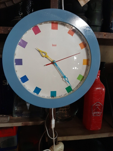 Reloj Led De Pared 16 Colores C/remoto