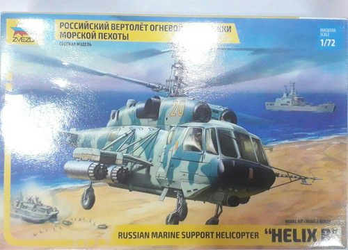 Helicóptero Ruso Helix B 1/72 Maqueta Zvezda 