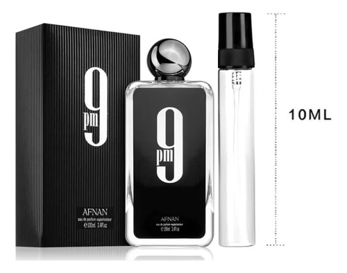 Decants Perfume Afnan 9 Pm Caballeros Original 10ml