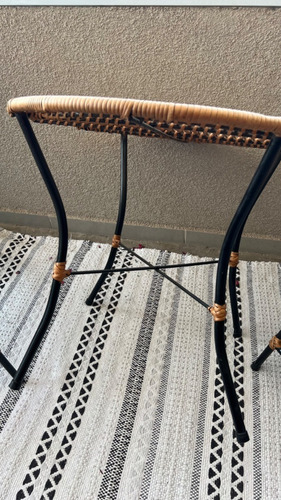Imagen 4 de 5 de Juego Sillas Mesa Terraza Mimbre Envio Gratis Solo Santiago