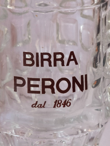 Tarro Cerveza Birra Peroni Souvenir Vigevano Italia Europa