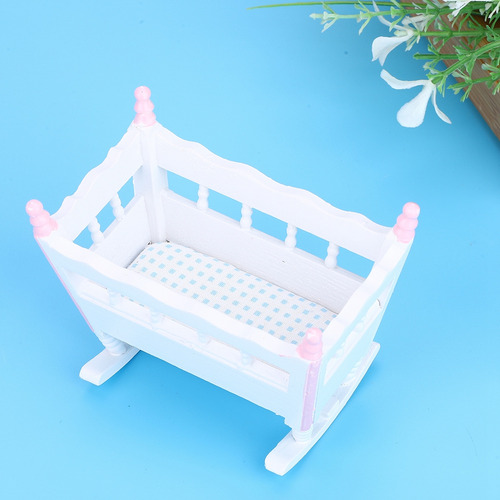 Cuna En Miniatura Dollhouse, Accesorios Para Juguetes