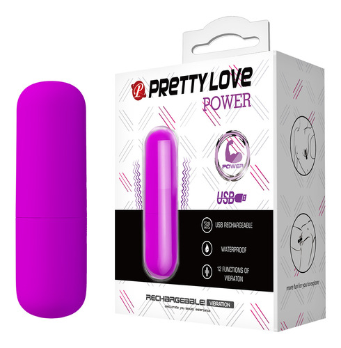 Vibrador Power Usb Juguete Sexual Clitoris Discreto 12 Modos