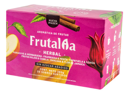 Aromática Frutal /herbal 20 Und - Unidad a $24690