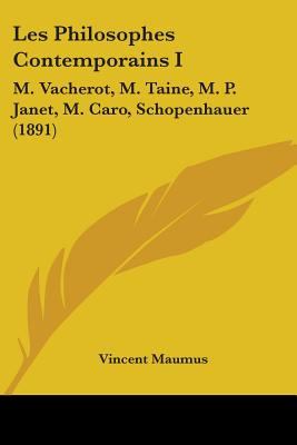 Libro Les Philosophes Contemporains I: M. Vacherot, M. Ta...