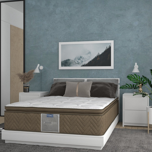 Colchón Queen Size Restonic Tecnología Ergonomic Maxiconfort