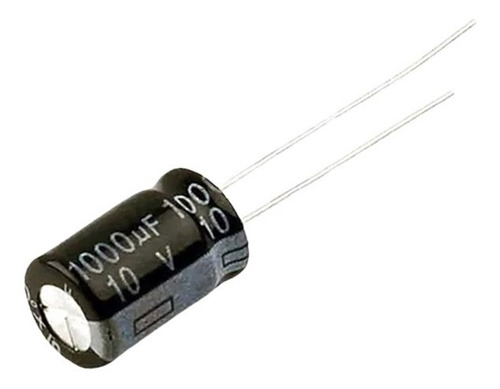 Condensador - Filtro - Capacitor 10v 1000uf Electrolitico