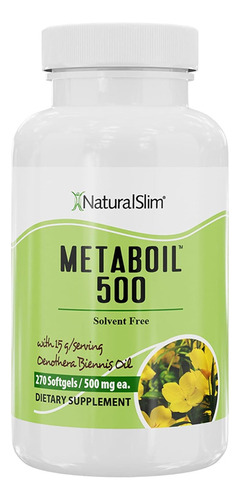 Metaboil 500 Aceite De Onaga Naturalslim 250 Capsulas