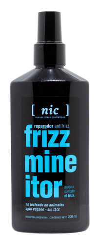 Nic Frizz Mineitor Serum Reparador Antifrizz Vegano 200ml 6c