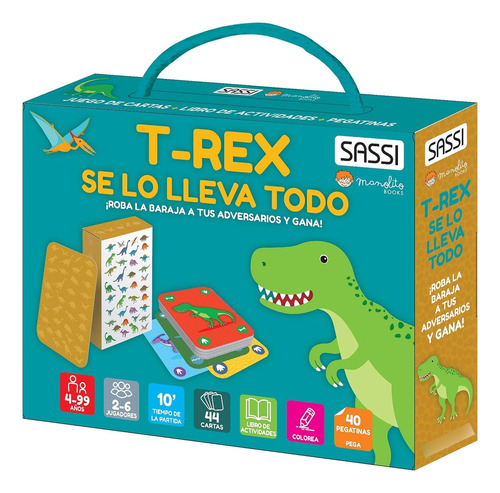 Juego De Mesa Se Lo Lleva Todo T-rex Marca Sassi®
