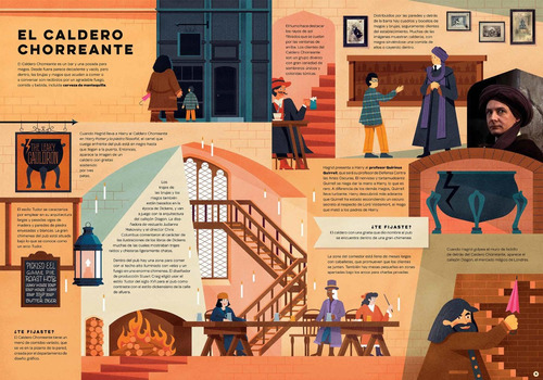 Harry Potter: Explorar El Callejón Diagon: Una Guía Ilustrad