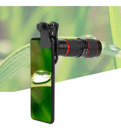 . Lente Teleobjetivo 20x Lente De Enfoque Largo Ligero Para