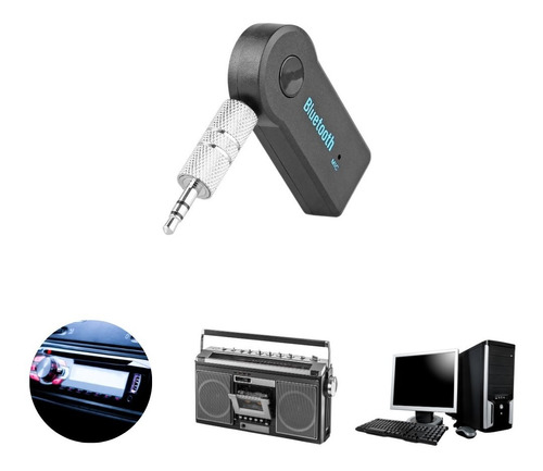 Receptor Bluetooth Recargable Adaptador De Audio 3.5mm