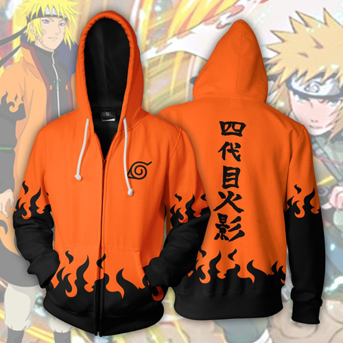 Abrigos Sudadera Con Cremallera Anime The Fourth Hokage