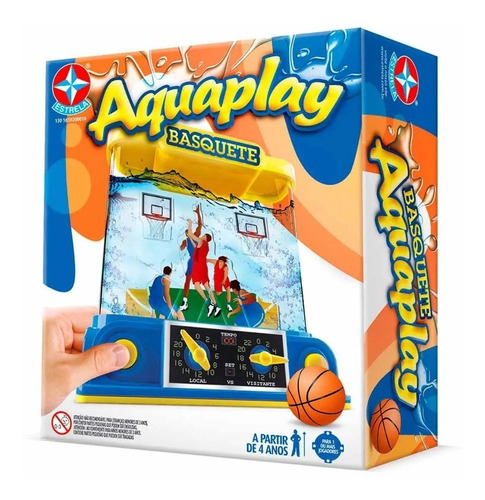 Jogo Aquaplay Basquete Retrô Nova Edição 2019 Estrela