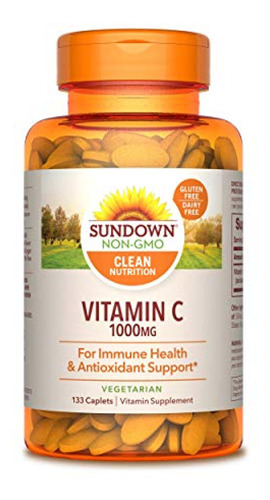 Suplemento Vitamina C Sundown Vitamin C 1000 Mg Cápsulas De