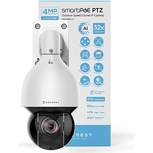 Camara De Seguridad Amcrest Vision Nocturna 4mp Uhd Ip67