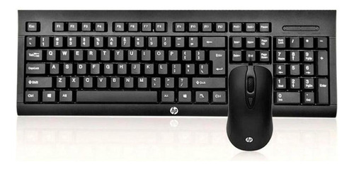 Kit Teclado Y Mouse Gamer Usb Km100 Hp Color Del Mouse Negro Color Del Teclado Negro