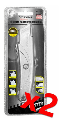 Cuchillo Cartonero Hoja Sk8 Corta Carton Cutter 8 17 24mm