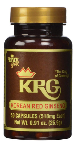 Prince Of Peace Prince Gold Krg - Ginseng Rojo Coreano, 50 C