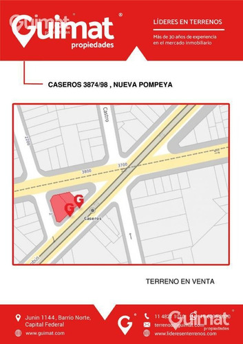 Imagen 3 de 15 de Gran Esquina De 549.93m2. Con Salida A 3 Calles! Caseros, Trole Y Chiclana, Se Toman M2!