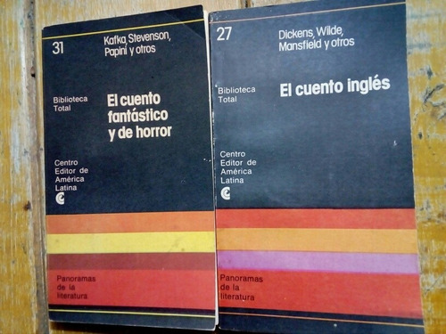 Tres Libros: El Cuento Inglés-el Cuento Fantástico-romantico