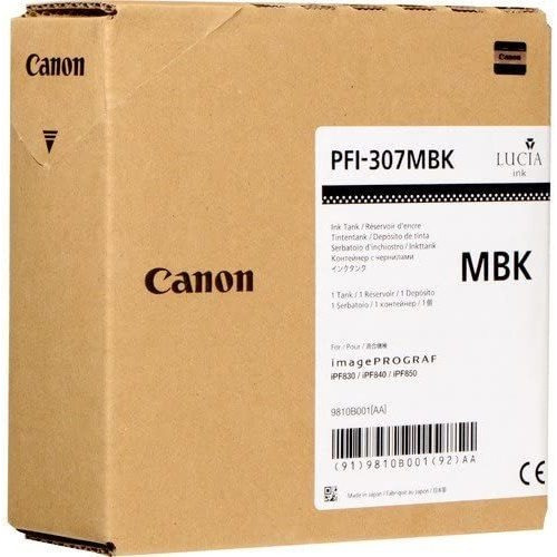 Canon 11.2 fl Oz Pfi-307 pigmento Negro Mate Tanque De Ti.