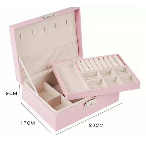 Imagen 6 de 9 de Caja Joyero Alhajero Estuche Organizador