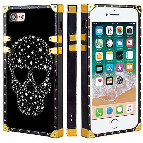 Funda Para iPhone 7 iPhone 8 iPhone Se2 Negro Delgada Plasti