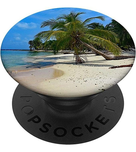 Pop Out Phones Soporte Plegable Palmeras Isla Playa Popsock