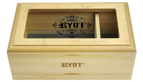 Ryot Caja Superior Cristal 4 X 7  Color Natural Madera Alta