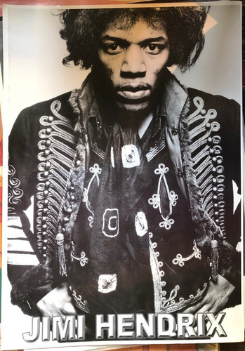 Afiche Jimi Hendrix 100 Cm X 70 Cm