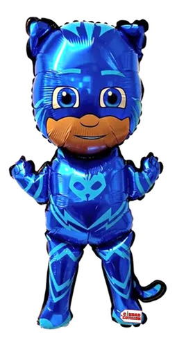 Globo Metalizado Superhéroe Pijama Personaje Silueta 80cm-cc