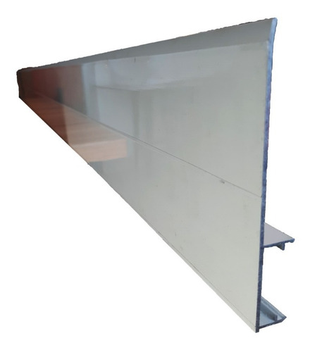 Cenefa De Aluminio Ducasse U-21 Larga | Tira X 2 Mtrs