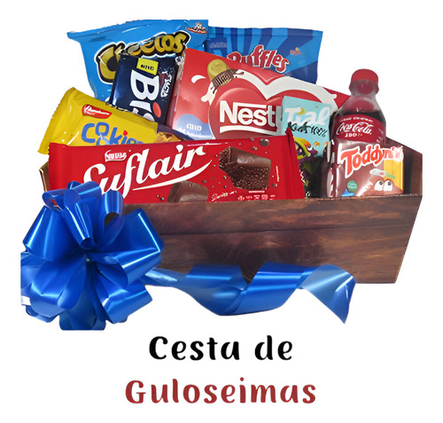 Cesta De Chocolates Guloseimas Premium