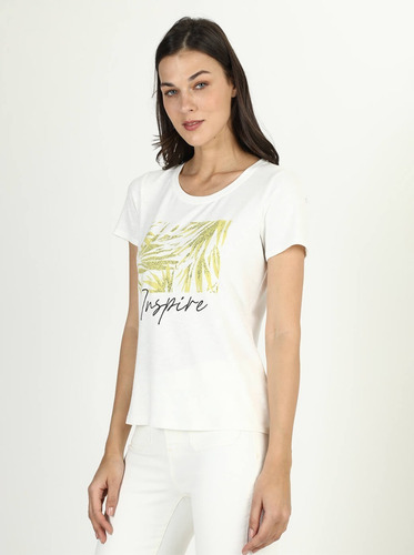 Blusa Lara Hueso Estampada Para Mujer, Foley`s