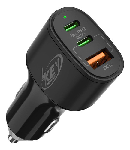 Usb C Car Charger 60w Key Power Fast Car Charge Type C Car C